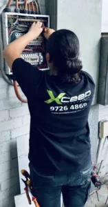 Xceed electrical installed a new circuit for air conditioner